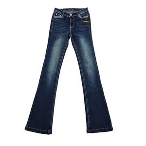 Harper & Ivy Jeans Women's 0 (24x30) NWT Medium Wash Flare Leg Stretch Comfort
